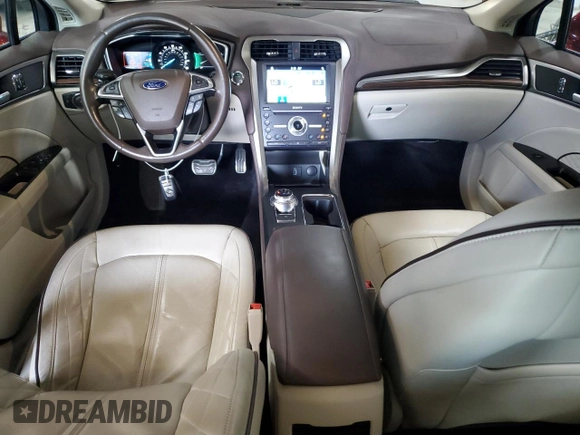 2017 Ford Fusion Titanium with VIN 3FA6P0D97HR186314, listed as a Copart auction lot 65326075 with 49,681 mi miles and Salvage title. Bid and sale history available at DreamBid. Image 8.