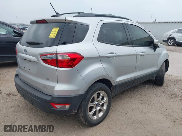 2018 Ford EcoSport SE with VIN MAJ3P1TE1JC183355, listed as a IAAI auction lot 41806498 with 112,558 mi miles. Bid and sale history available at carsss.com. Image 4.