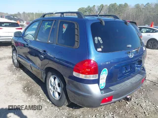 2006 Hyundai Santa Fe GLS with VIN KM8SC73DX6U098121, listed as a IAAI auction lot 41490588 with 171,087 mi miles. Bid and sale history available at carsss.com. Image 3.