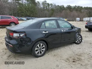 2022 Kia Rio S with VIN 3KPA24AD9NE505086, listed as a Copart auction lot 47869415 with 24,215 mi miles and Salvage Title. Bid and sale history available at carsss.com. Image 3.