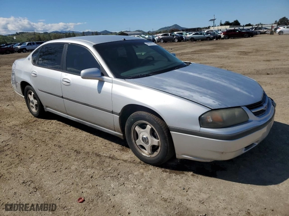2003 Chevrolet Impala with VIN 2G1WF52EX39166513, listed as a Copart auction lot 49506255 with 105,572 mi miles and Salvage Title. Bid and sale history available at carsss.com. Image 4.