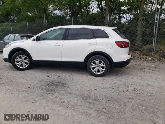 2013 Mazda CX-9 Touring z VIN JM3TB3CV9D0417100, wystawiony jako Copart lot #56569885 z przebiegiem 215 847 mil mil oraz Szkoda całkowita • Salvage title. Historia ofert i sprzedaży dostępna na DreamBid. Obrazek 2.