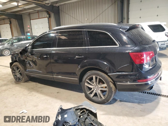 2014 Audi Q7 3.0T Premium Plus with VIN WA1LGAFE5ED015556, listed as a Copart auction lot 47432305 with 110,175 mi miles and Salvage Title. Bid and sale history available at carsss.com. Image 2.