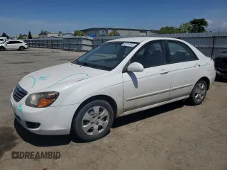 2009 Kia Spectra EX with VIN KNAFE222895593609, listed as a Copart auction lot 53918335 with 139,113 mi miles and Salvage Title. Bid and sale history available at carsss.com. Image 1.