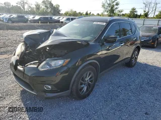2016 Nissan Rogue S with VIN KNMAT2MT0GP678681, listed as a Copart auction lot 54616405 with 156,895 mi miles and Salvage Title. Bid and sale history available at carsss.com. Image 1.