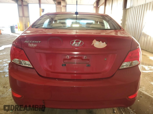 2016 Hyundai Accent SE with VIN KMHCT4AEXGU150637, listed as a Copart auction lot 87319164 with 77,996 mi miles and Salvage Title. Bid and sale history available at carsss.com. Image 6.