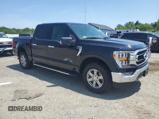 2021 Ford F-150 XL with VIN 1FTFW1E54MKD43407, listed as a Copart auction lot 59912375 with 80,087 mi miles and Salvage title. Bid and sale history available at DreamBid. Image 4.