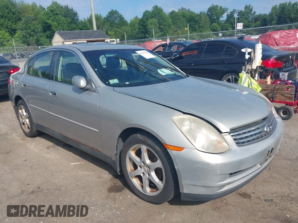 2004 Infiniti G35 w/Leather z VIN JNKCV51FX4M704105, wystawiony jako IAAI lot #42479225 z przebiegiem Nie podano mil oraz . Historia ofert i sprzedaży dostępna na DreamBid. Obrazek 1.
