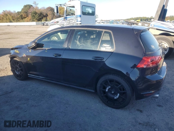 2015 Volkswagen Golf GTI S with VIN 3VW5T7AU0FM095282, listed as a Copart auction lot 75446584 with 102,494 mi miles and Salvage Title. Bid and sale history available at carsss.com. Image 2.