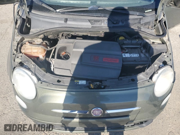 2013 FIAT 500 Pop with VIN 3C3CFFAR3DT544890, listed as a Copart auction lot 88313705 with 184,637 mi miles and Salvage Title. Bid and sale history available at carsss.com. Image 11.