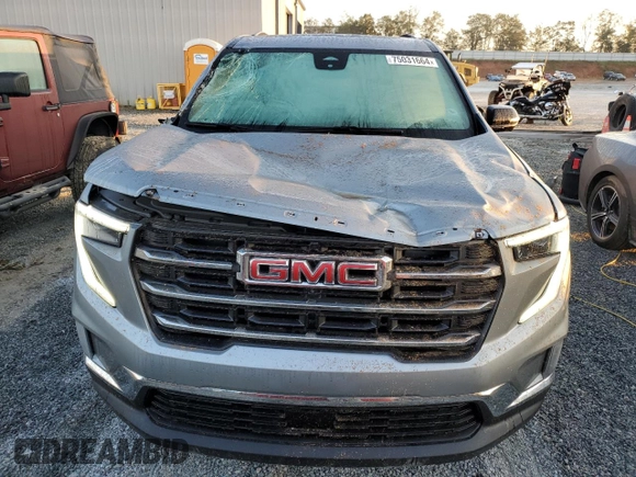 2024 GMC Acadia FWD Elevation z VIN 1GKENKKS4RJ196974, wystawiony jako Copart lot #75031664 z przebiegiem 1 810 mil mil oraz Szkoda całkowita • Salvage title. Historia ofert i sprzedaży dostępna na DreamBid. Obrazek 5.