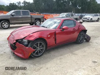 2019 Mazda MX-5 Miata Grand Touring with VIN JM1NDAM71K0302276, listed as a Copart auction lot 63149965 with 21,005 mi miles and Non repairable. Bid and sale history available at DreamBid. Image 1.