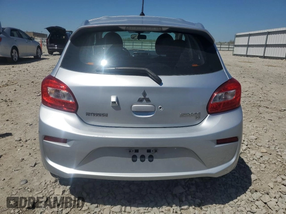 2018 Mitsubishi Mirage SE with VIN ML32A4HJ7JH013294, listed as a Copart auction lot 55929195 with 120,507 mi miles and Clean title. Bid and sale history available at DreamBid. Image 6.