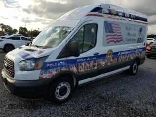 2019 Ford Transit Passenger XL with VIN 1FBAX2XM5KKB04435, listed as a Copart auction lot 43841485 with 8,995 mi miles and Non Repairable. Bid and sale history available at carsss.com. Image 1.