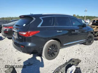 2013 Infiniti JX35 with VIN 5N1AL0MN7DC325679, listed as a Copart auction lot 76541924 with 249,455 mi miles and Salvage Title. Bid and sale history available at carsss.com. Image 3.