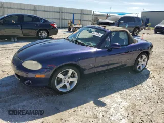 2003 Mazda MX-5 Miata Cloth with VIN JM1NB353X30306261, listed as a Copart auction lot 44615745 with Not Provided miles and Non Repairable. Bid and sale history available at DreamBid. Image 1.