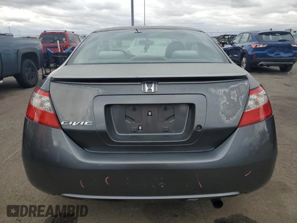 2010 Honda Civic Cpe LX with VIN 2HGFG1B68AH504775, listed as a Copart auction lot 53284265 with 216,785 mi miles and Salvage Title. Bid and sale history available at carsss.com. Image 6.