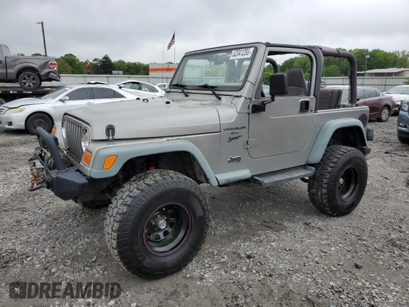 2001 Jeep Wrangler Sport with VIN 1J4FA49S81P348537, listed as a Copart auction lot 52341295 with 131,756 mi miles and Clean Title. Bid and sale history available at carsss.com. Image 1.