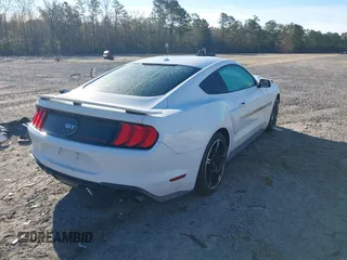 2019 Ford Mustang GT with VIN 1FA6P8CFXK5203249, listed as a IAAI auction lot 41863569 with 86,716 mi miles. Bid and sale history available at carsss.com. Image 4.