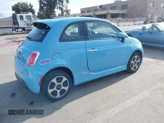 2017 FIAT 500e with VIN 3C3CFFGE9HT600549, listed as a IAAI auction lot 41616359 with 41,880 mi miles. Bid and sale history available at carsss.com. Image 4.