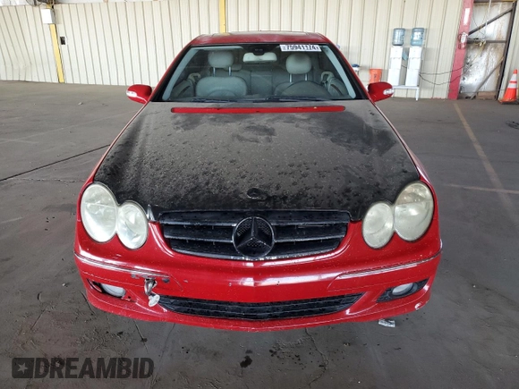 2008 Mercedes-Benz CLK 350 with VIN WDBTJ56H88F238402, listed as a Copart auction lot 75941174 with 125,596 mi miles and Clean Title. Bid and sale history available at DreamBid. Image 5.