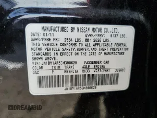 2012 Infiniti M with VIN JN1BY1AR5CM390629, listed as a Copart auction lot 65867354 with 182,780 mi miles and Salvage Title. Bid and sale history available at carsss.com. Image 12.