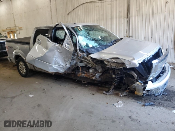 2010 Ford F-150 XL with VIN 1FTFW1EV4AFB97949, listed as a Copart auction lot 49266855 with 0 mi miles and Salvage Title. Bid and sale history available at carsss.com. Image 4.