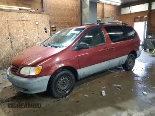 2003 Toyota Sienna LE with VIN 4T3ZF13C73U515563, listed as a Copart auction lot 65005875 with 203,116 mi miles and Salvage title. Bid and sale history available at DreamBid. Image 1.