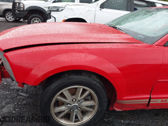 2005 Ford Mustang Deluxe with VIN 1ZVFT80NX55170109, listed as a IAAI auction lot 41981308 with 84,419 mi miles. Bid and sale history available at carsss.com. Image 6.