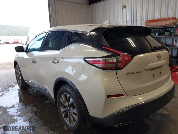 2017 Nissan Murano SL with VIN 5N1AZ2MH2HN157223, listed as a IAAI auction lot 42022814 with 122,104 mi miles. Bid and sale history available at carsss.com. Image 3.
