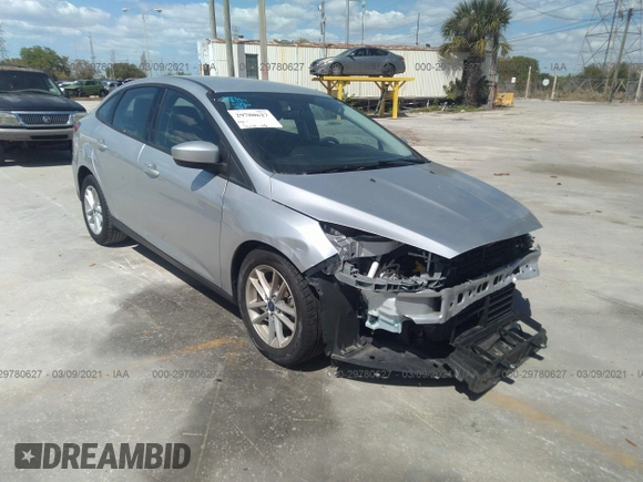 2018 Ford Focus SE with VIN 1FADP3F24JL262195, listed as a IAAI auction lot 41695259 with 44,775 mi miles. Bid and sale history available at carsss.com. Image 1.