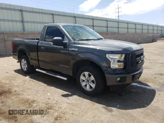 2016 Ford F-150 XL with VIN 1FTMF1C87GFA30501, listed as a Copart auction lot 60469575 with 109,017 mi miles and Salvage title. Bid and sale history available at DreamBid. Image 4.