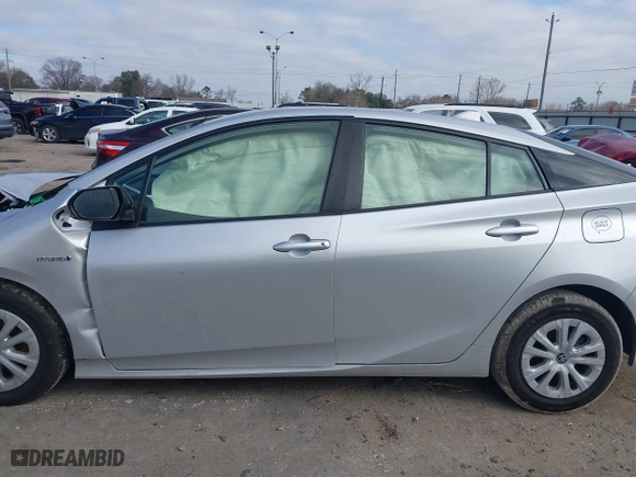 2022 Toyota Prius L Eco with VIN JTDKAMFU7N3175987, listed as a IAAI auction lot 41625093 with 1 mi miles. Bid and sale history available at carsss.com. Image 13.