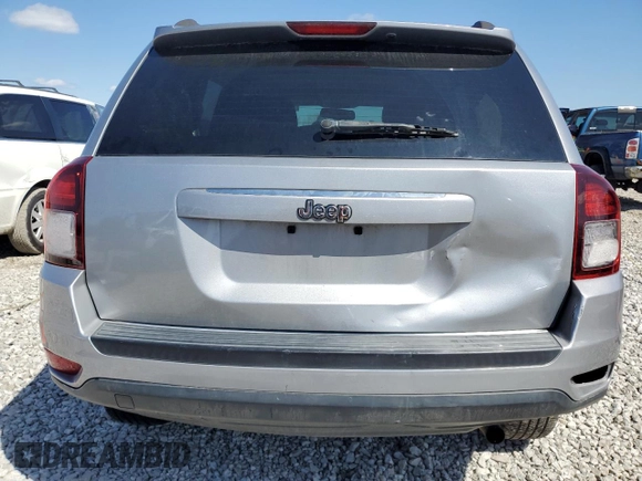 2017 Jeep Compass Sport with VIN 1C4NJCBA6HD123526, listed as a Copart auction lot 52324725 with 169,861 mi miles and Salvage Title. Bid and sale history available at carsss.com. Image 6.