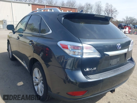 2010 Lexus RX 450h with VIN JTJBC1BA6A2027024, listed as a IAAI auction lot 41886729 with 180,825 mi miles and . Bid and sale history available at DreamBid. Image 3.
