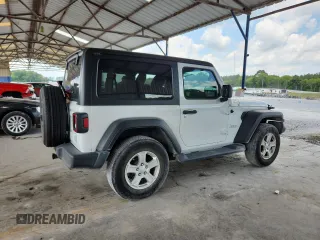 2019 Jeep Wrangler Sport S with VIN 1C4GJXAG5KW641192, listed as a Copart auction lot 59960325 with 25,855 mi miles and Salvage title. Bid and sale history available at DreamBid. Image 3.