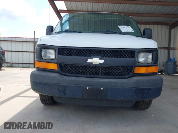 2013 Chevrolet Express Cargo Van with VIN 1GCWGFBAXD1168680, listed as a IAAI auction lot 42113126 with 162,376 mi miles. Bid and sale history available at carsss.com. Image 17.