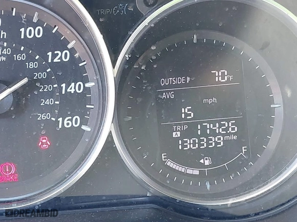 2015 Mazda CX-5 Touring with VIN JM3KE2CY0F0435575, listed as a IAAI auction lot 41652819 with 130,339 mi miles. Bid and sale history available at carsss.com. Image 15.