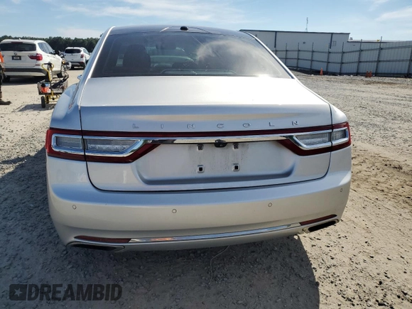 2017 Lincoln Continental Reserve with VIN 1LN6L9RP6H5608332, listed as a Copart auction lot 69390954 with 123,311 mi miles and Salvage Title. Bid and sale history available at carsss.com. Image 6.