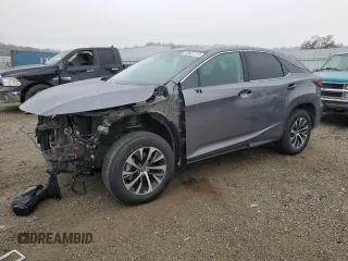 2021 Lexus RX with VIN 2T2AZMDA9MC258139, listed as a Copart auction lot 85681114 with 42,506 mi miles and Salvage Title. Bid and sale history available at carsss.com. Image 1.