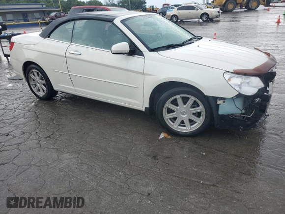 2008 Chrysler Sebring Limited with VIN 1C3LC65M68N223374, listed as a Copart auction lot 60911895 with 75,842 mi miles and Salvage title. Bid and sale history available at DreamBid. Image 4.