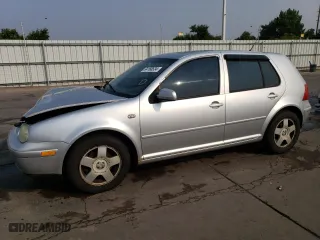 2002 Volkswagen Golf GLS with VIN 9BWGK61J724014028, listed as a Copart auction lot 64166534 with 181,469 mi miles and Salvage Title. Bid and sale history available at carsss.com. Image 1.
