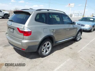 2009 BMW X3 xDrive30i with VIN WBXPC93459WJ25646, listed as a IAAI auction lot 41955182 with 175,605 mi miles. Bid and sale history available at carsss.com. Image 4.