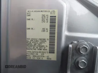 2012 Nissan Altima 2.5 SL with VIN 1N4AL2AP2CN403025, listed as a IAAI auction lot 41649270 with 68,162 mi miles. Bid and sale history available at carsss.com. Image 9.