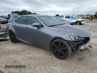 2017 Lexus IS 200t with VIN JTHBA1D24H5050310, listed as a Copart auction lot 55389705 with 79,269 mi miles and Salvage title. Bid and sale history available at DreamBid. Image 4.