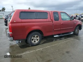 2002 Ford F-150 XL with VIN 1FTRX17222NB12823, listed as a Copart auction lot 50454145 with 221,039 mi miles and Clean Title. Bid and sale history available at carsss.com. Image 3.
