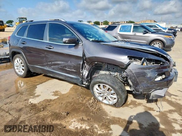 2014 Jeep Cherokee Limited with VIN 1C4PJLDS0EW238119, listed as a Copart auction lot 61607495 with 181,689 mi miles and Salvage title. Bid and sale history available at DreamBid. Image 4.