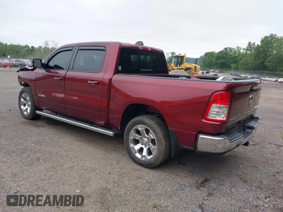 2019 Ram 1500 Big Horn z VIN 1C6SRFFT5KN570253, wystawiony jako IAAI lot #42488224 z przebiegiem 36 507 mil mil oraz . Historia ofert i sprzedaży dostępna na DreamBid. Obrazek 3.