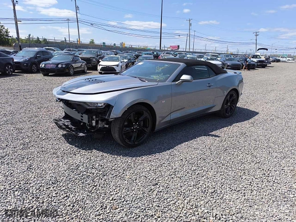 2024 Chevrolet Camaro 2SS with VIN 1G1FH3D75R0105375, listed as a Copart auction lot 72250154 with 3,367 mi miles and Salvage Title. Bid and sale history available at carsss.com. Image 1.