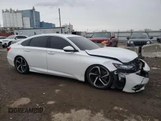 2019 Honda Accord Sport with VIN 1HGCV2E30KA028778, listed as a Copart auction lot 85807974 with 100,686 mi miles and Salvage title. Bid and sale history available at DreamBid. Image 4.